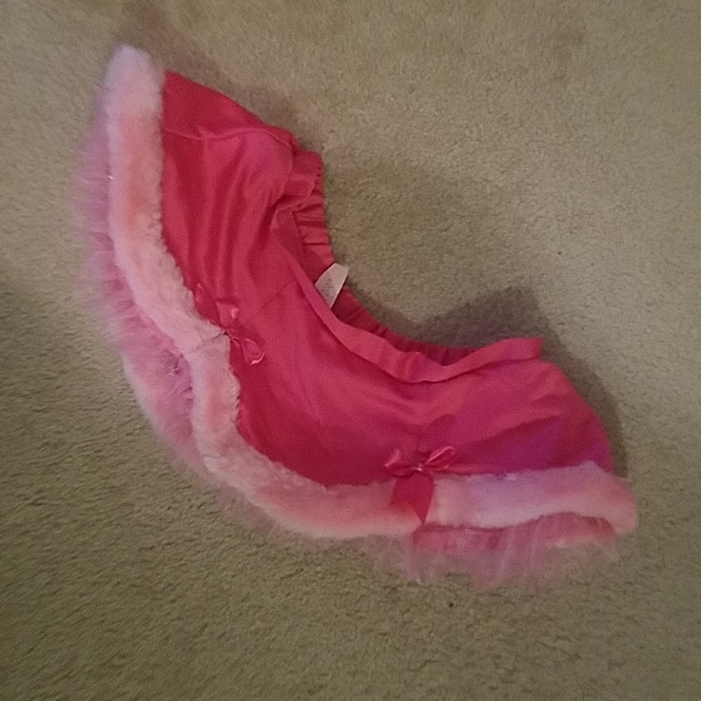 Victoria's Secret Pink Satin and Tulle Skirt
